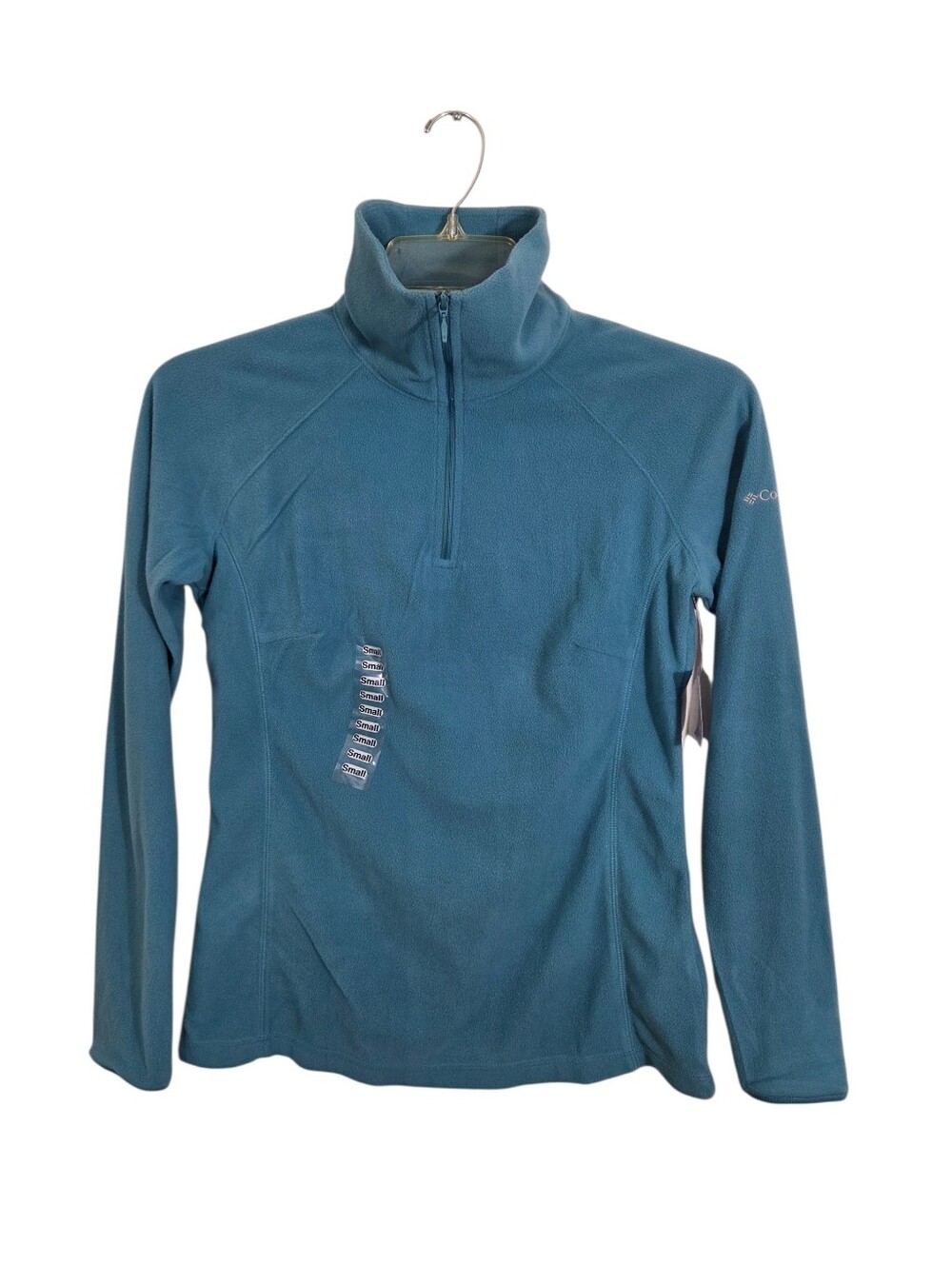 NWT Columbia Arctic Air Fleece 1/2 Zip Pullover Top Small Outdoor Blue